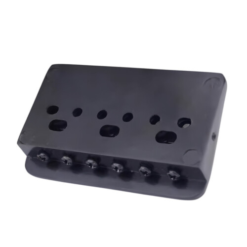 6 String Guitar Bridge Upgrade 10.5mm Adjustable Spacing-Black