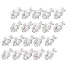20Pcs Awning Hook Clip For Outdoor Awning Car Canopy And-White
