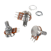 Pots de guitare électrique à arbre fendu, 3 pièces,