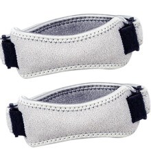 Silicone Cushioned Knee Support Strap for Basketball-grey