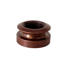 Capuchon d'extrémité de sangle de guitare, couvercle de-Bronzé