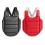 Karate-Brustschutz, ergonomisches Design,-Schwarz-Weiß-Doub M 4