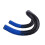 Poignée de vélo, guidon de cyclisme absorbant les-bleu noir 1