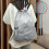 Drawstring Fitness Bag Water Resistant Drawstring-dark blue 5