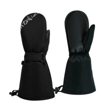 Cold Weather Gloves Waterproof Fabric Nonslip Grip Kids-Black L