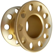 10 Hole Aluminum Alloy Miniature Diving Reel Profession-Gold