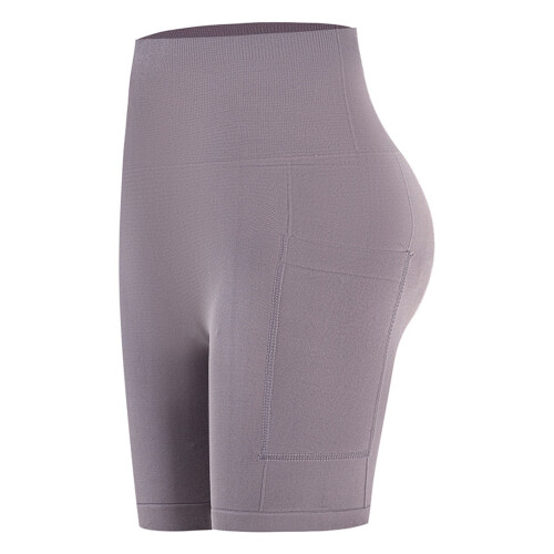 Damen-Trainingsshorts mit hoher Taille und-duftendes Zi S