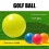 Golfoefenballen met 3-laags Surlyn-constructie Verbeterde-Rood 6