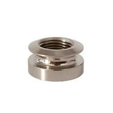 Guitar Pickup Endpin Cap Metal Tail Nail Cover-Silver
