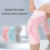 Elastic Knee Support Brace Breathable Knit-Pink single pack XL 5