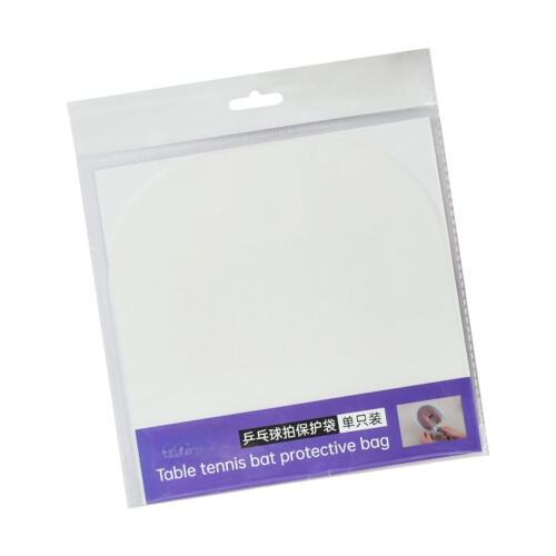 Table Tennis Racket Protector Easy Installation For-White