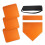 Baseball And Softball Base Set with Carry Case For-Orange 1