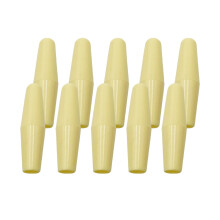 10Pcs Guitar Tremolo Arm Tips Whammy Bar Knobs Light-Yellow