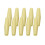 10Pcs  Guitar Tremolo Arm Tips Whammy Bar Knobs Light-Yellow 1