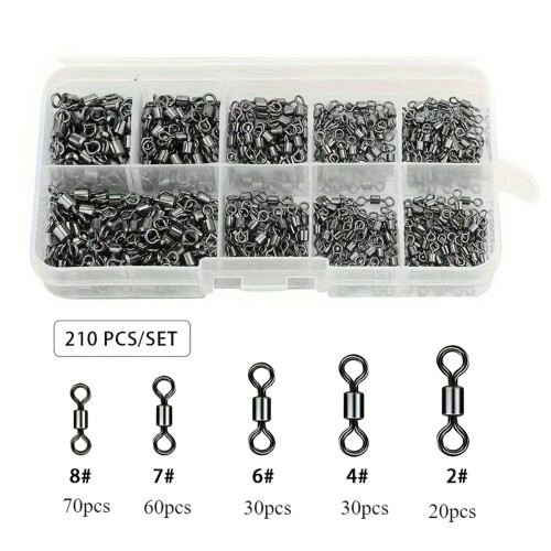 Émerillons de pêche polyvalents, 5 tailles, Type lourd, 1