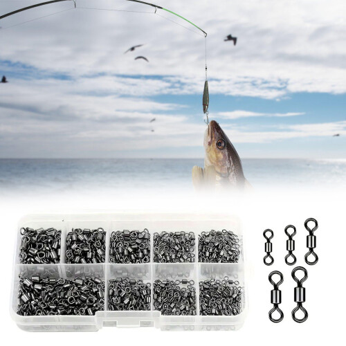 Émerillons de pêche polyvalents, 5 tailles, Type lourd, 2