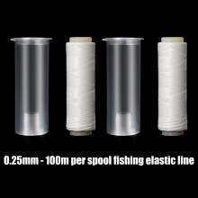 Ligne d'appâts élastiques compactes de 0.2mm, matériaux-0,25mm