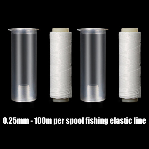 Compacts 0.2mm Elastics Baits Line Environmentally Safe-0.25mm