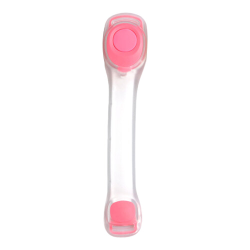 Leuchtendes LED-Armband, USB-Lade-Armband,-Rosa
