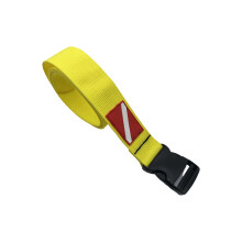 Dive Waist Belt with Quick Releases Buckle for-Yellow 130cm