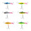 Fishing Lures 10g 6cm Hard Baits Artificial Single Hook-4 3