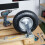 Heavy-Duty Castor Set with Pneumatic Tyres, 2 Fixed + 2 Swivel 2
