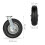 Heavy-Duty Castor Set with Pneumatic Tyres, 2 Fixed + 2 Swivel 4
