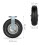 Heavy-Duty Castor Set with Pneumatic Tyres, 2 Fixed + 2 Swivel 5