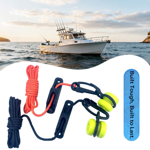 Fishing Downrigger Weight Retrievers With Snapping Cleat-Orange 2