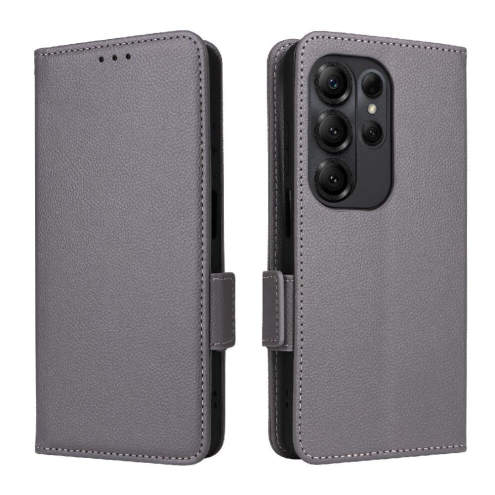(Gray) Flip Case For Doogee Note 56X Pu Leather Side Buckle Magnetic Wallet Card Slots Holder Gray 764563804528