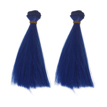 2Pcs Synthetic Fiber Fly Tying Materials For-Navy Blue