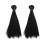 2Pcs Synthetic Fiber Fly Tying Materials With Smooth-Black 1