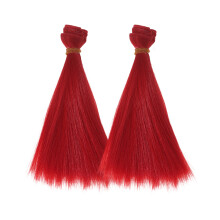 2Pcs Synthetic Fiber Fly Tying Materials Jigs Lure Making-Red