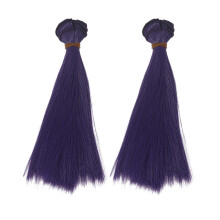 2Pcs Synthetic Fiber Fly Tying Materials Jigs Lure-Purple