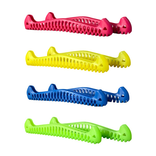 High Impacts Resistant Plastic Figure Skate Blade Guards-Pink 1