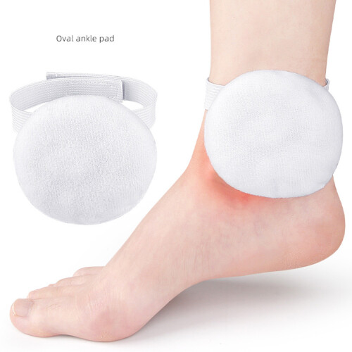 Anti Friction Oval Shape Ankle Support Shock Absorption-White C 1