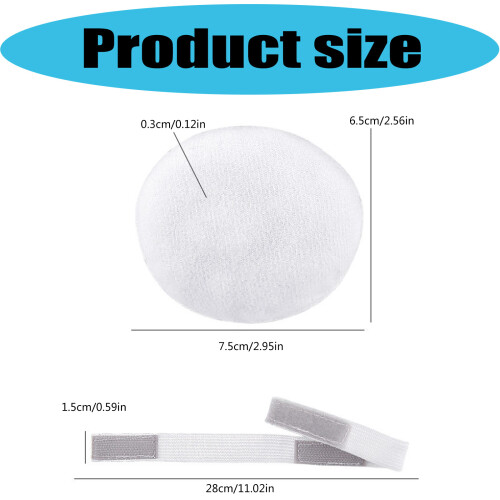 Anti Friction Oval Shape Ankle Support Shock Absorption-White C 2