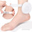 Anti Friction Oval Shape Ankle Support Shock Absorption-White C 6