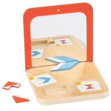Educatief spel - GOKI - Magische spiegel - 42 uitdagingen - 4 niveaus - Magnetische sluiting