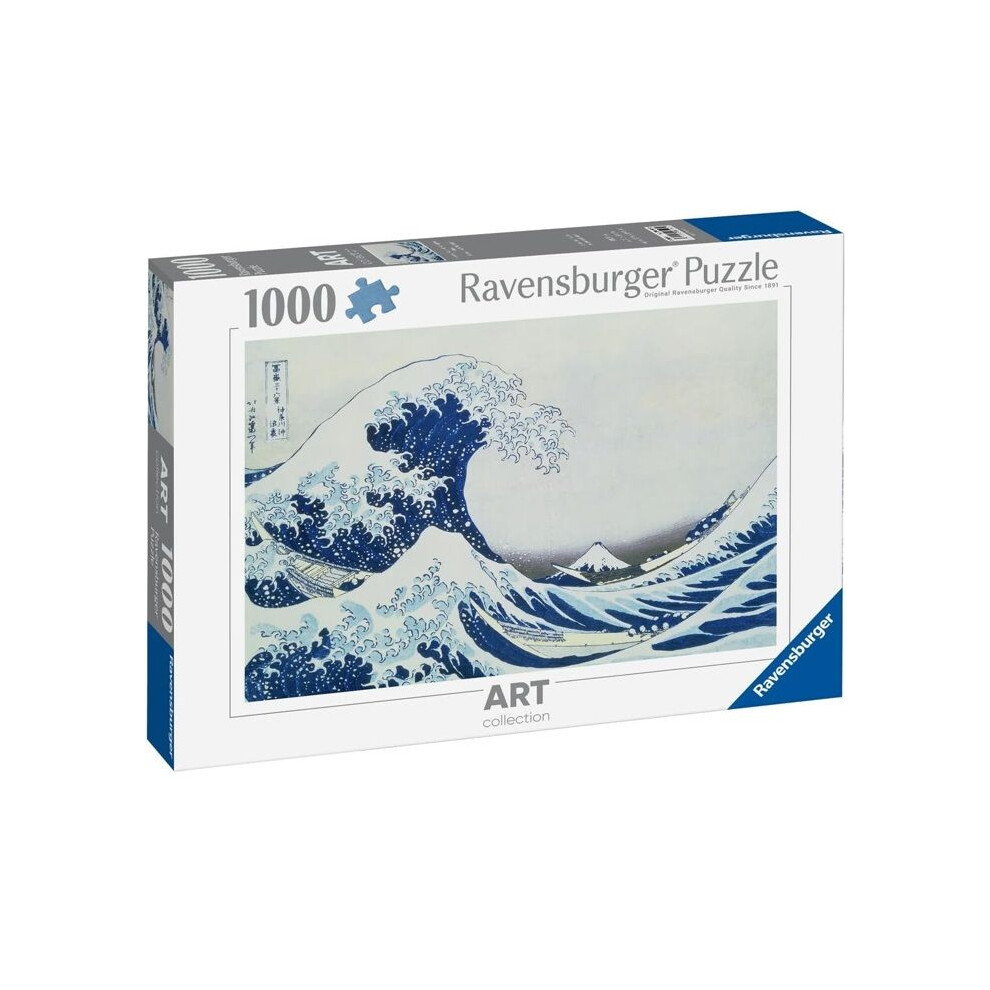 Photos - Jigsaw Puzzle / Mosaic Ravensburger Puzzle -  - Great Wave off Kanagawa - 1000 pieces - Cardboard - For adults 