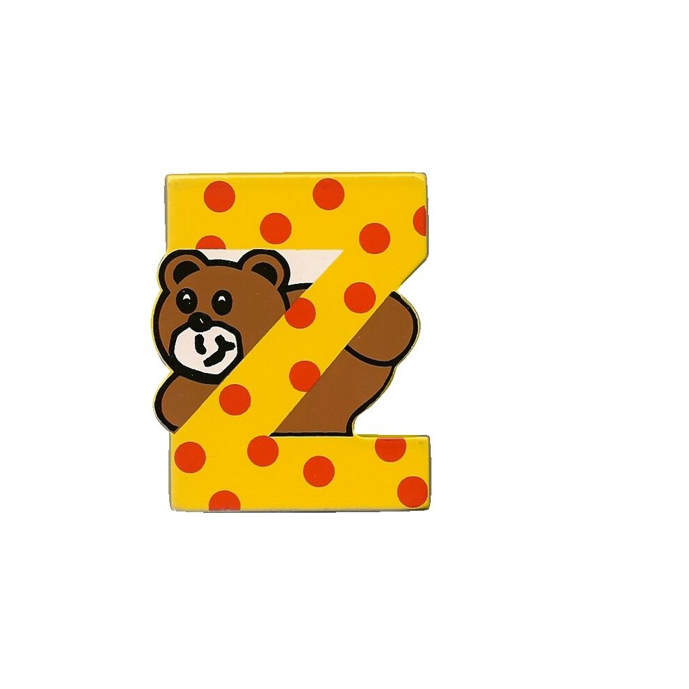 Wooden Letter - Vilac - Z - 7Cm - Wall Decoration - Bear Collection 3048700008855