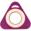 Little Big Things - Chocalho Triângulo Tri0+ violeta - ELEMENTS FOR KIDS GMBH 1