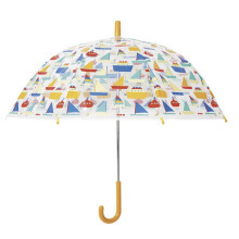 Regenschirm - Motiv Die Boote - PETIT JOUR - KINDERWAGEN/Sicherheit - Gelb - Kunststoff / Aluminium - Ab 5 Jahren