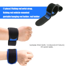 Stable Fishing Rod Mount Wrist Band Diving Cloth Construction