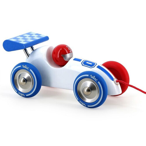 Pull Toy - VILAC - 2309W - White - Solid Wood - Made in France