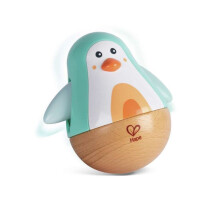 Pinguino dondolante in legno - Turchese - HAPE - E8573 - Verde - Legno / Plastica - Da 6 mesi