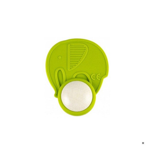 Little Big Things - Hochet Elephant - Frid0+ vert - ELEMENTS FOR KIDS GMBH