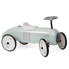 Lapsenkantaja - VILAC - 1057 - Vintage-auto salvia vihreä - Suuret kumipyörät - Istuin 28 cm