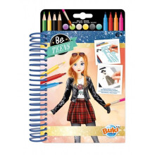 Scrapbooking-Set - Buki - CM103 - Modeheft - Rock-Outfit - 28 dicke Seiten