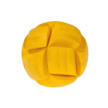 Fridolin - Rompecabezas de bambú Globo amarillo